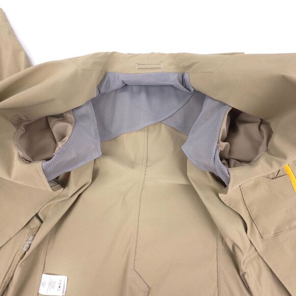 NEW Eddie Bauer Travex Travel Blazer Utility Jacket DWR Gorpcore Cargo Khaki 40 - Picture 9 of 12